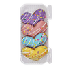 3" Jumbo Heart Shaped Gourmet Cookie Pastel, 4 pack