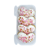 3" Jumbo Heart Shaped Gourmet Cookie, Cherry Cobbler 4 pack