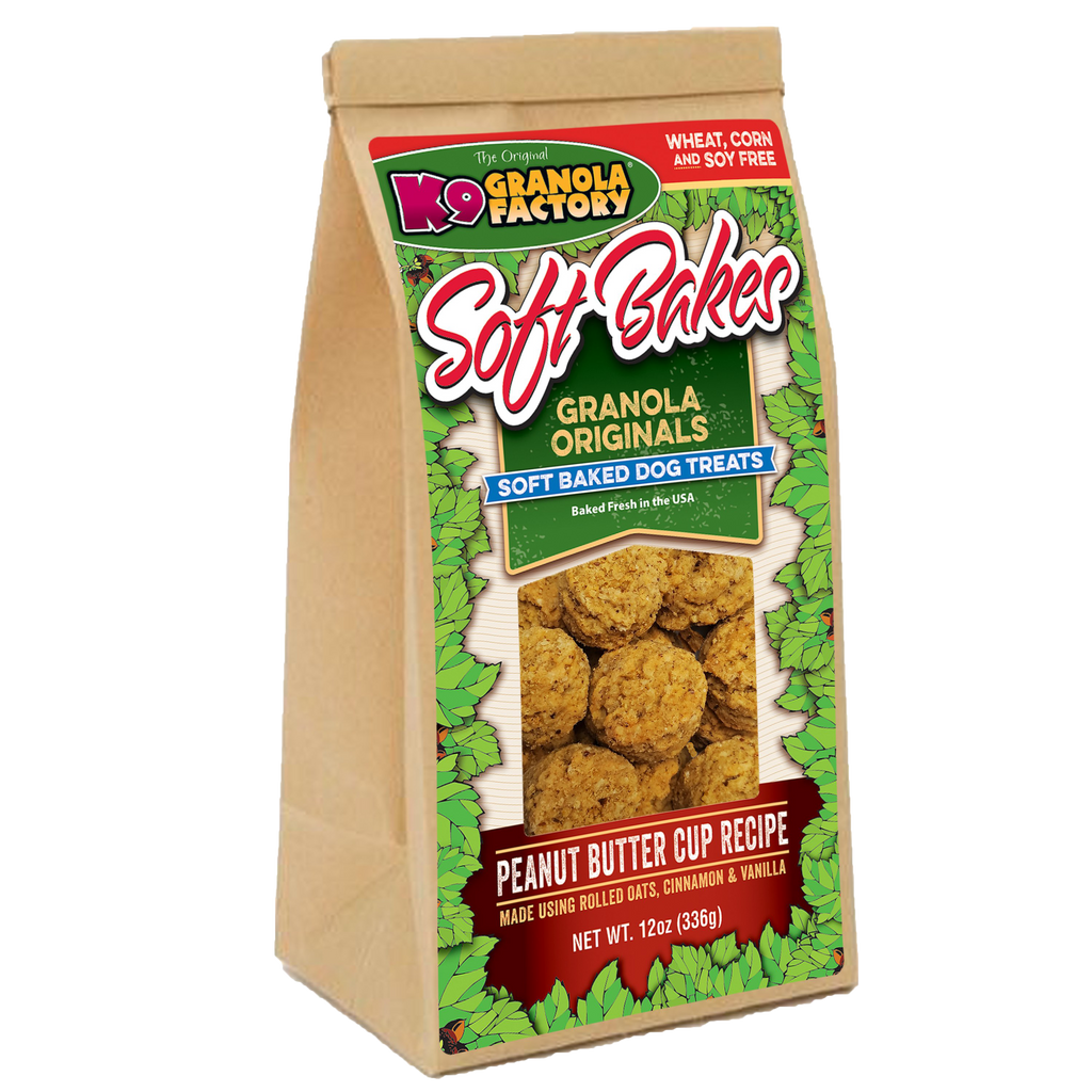 Soft Bakes, Peanut Butter Cup Recipe Dog Treats – K9 Granola